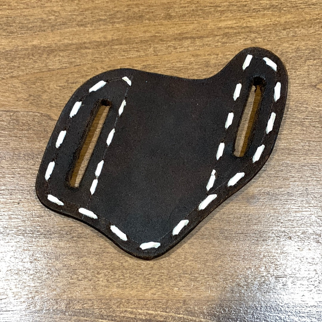 Buckstitched Knife Sheath