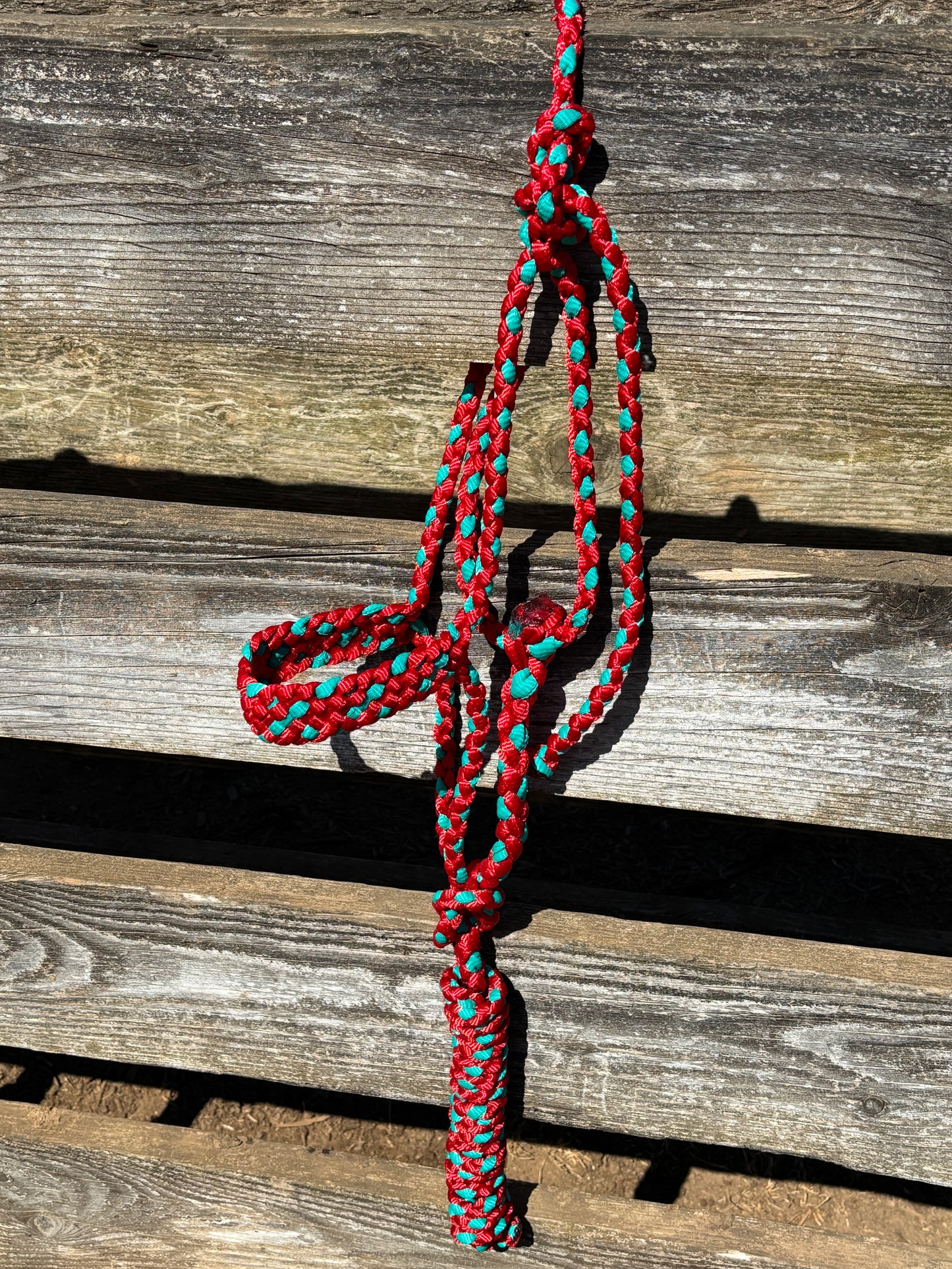 Red and Turquoise halter