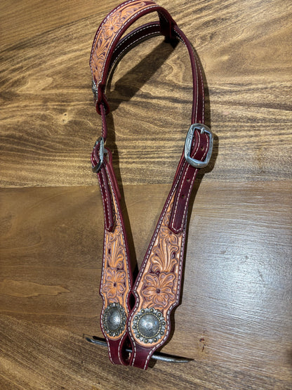 Burgundy Headstall