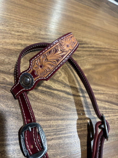 Burgundy Headstall