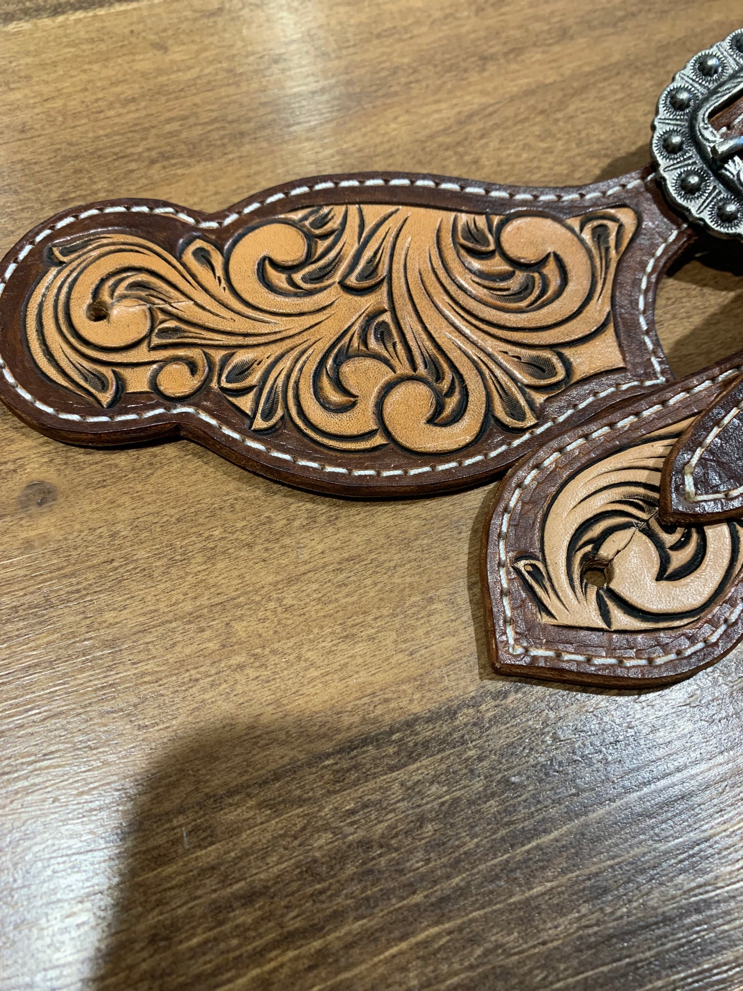 Tooled Spur straps