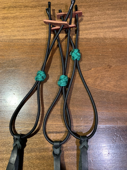 Black Heavy duty rope holders