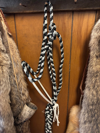Tri color rope halter