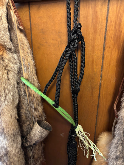 Black rope halter