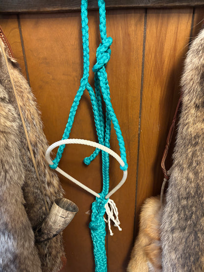Turquoise rope halter