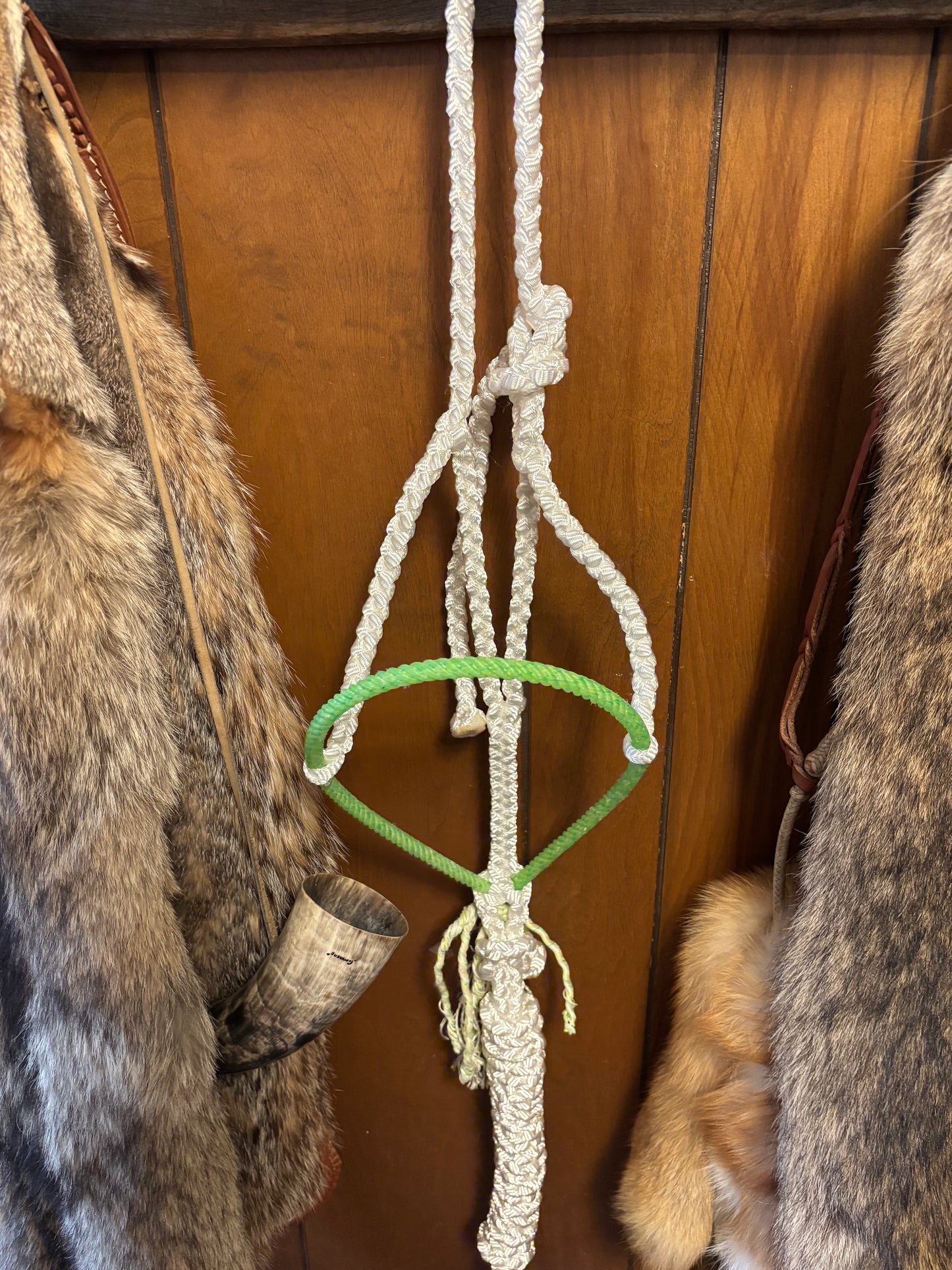 White rope halter